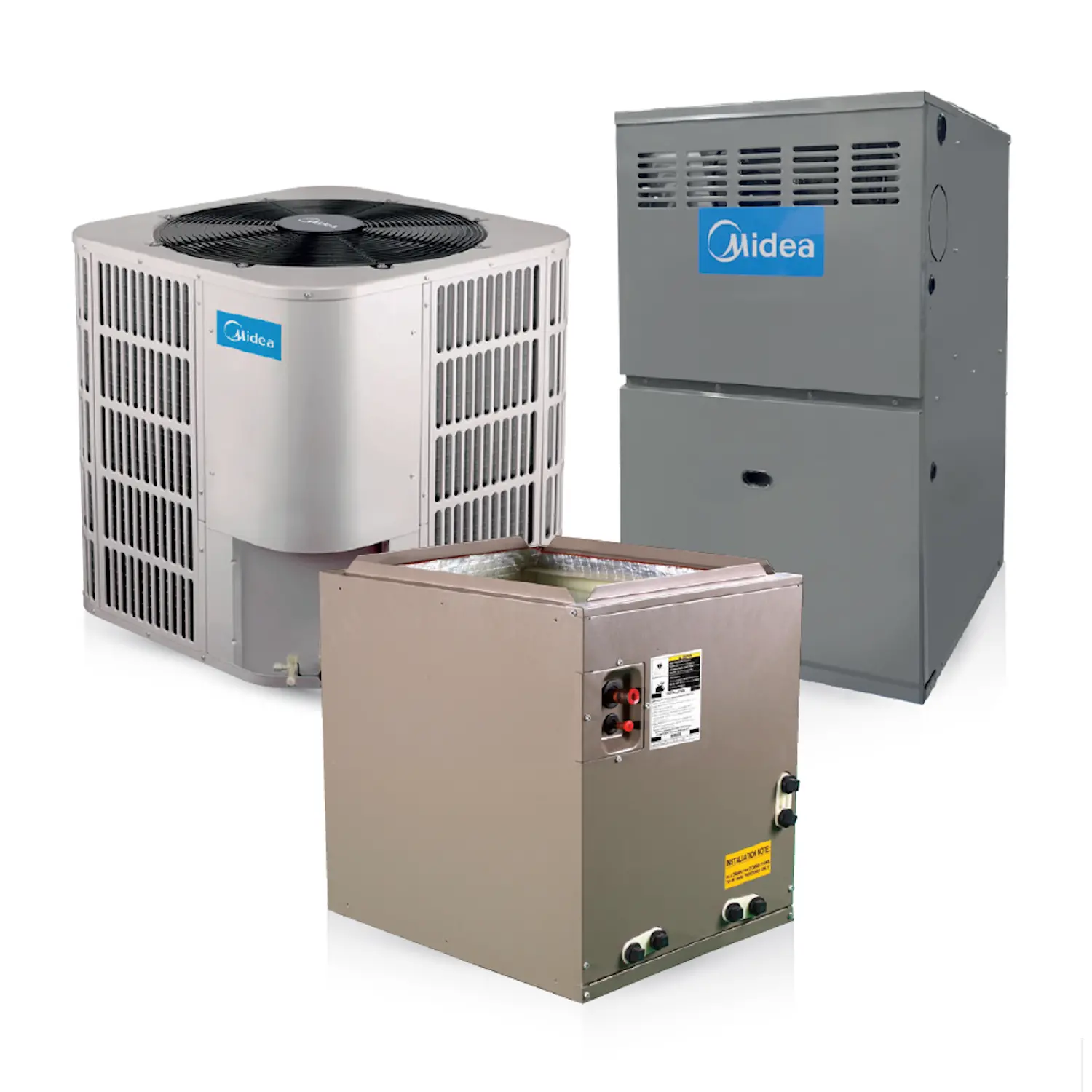 Midea Calefactor a Gas + Conjunto de Frío 150.000 kcal/h